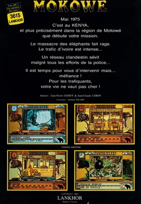 Mokowe (F) (2 faces) (1991) box cover back